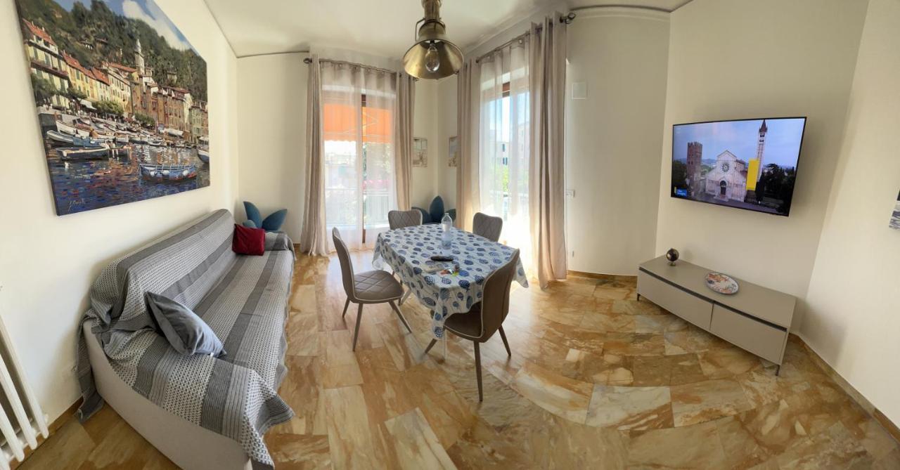 Welcome Riviera -Torre D'Avorio Appartamento 126 Mq Piu'Terrazzo25 Mq - Totalmente Rinnovato- 250 M Dal Centro - Parcheggio A Pagamento 15 Euro Al Giorno Da Prenotare In Anticipo Salvo Dispo -Parking At 15 Euro Per Day To Be Booked In Advance If Avai Rapallo Ngoại thất bức ảnh